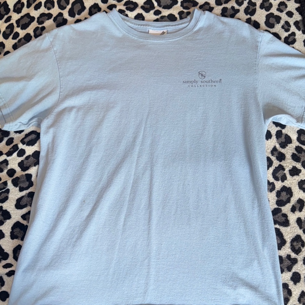 Simply Southern Sky Blue Short Sleeve Tee